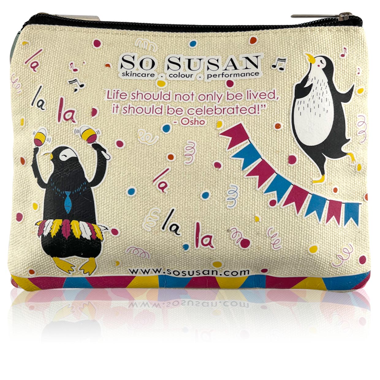 Eco-Chic Makeup Bag - I Love Celebrating Life