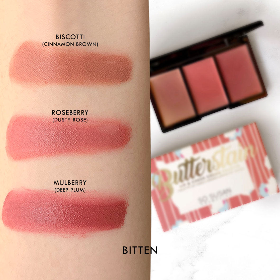 Butterstain - Lip & Cheek Cream Palette