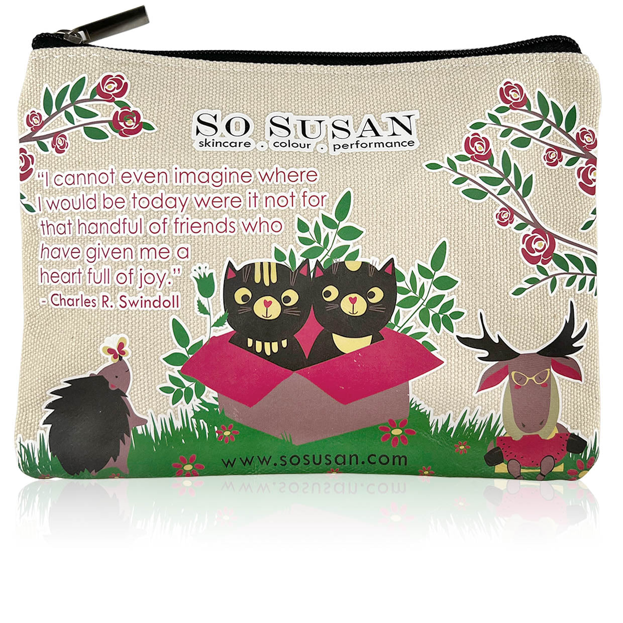 Eco-Chic Makeup Bag - I Love Friendships