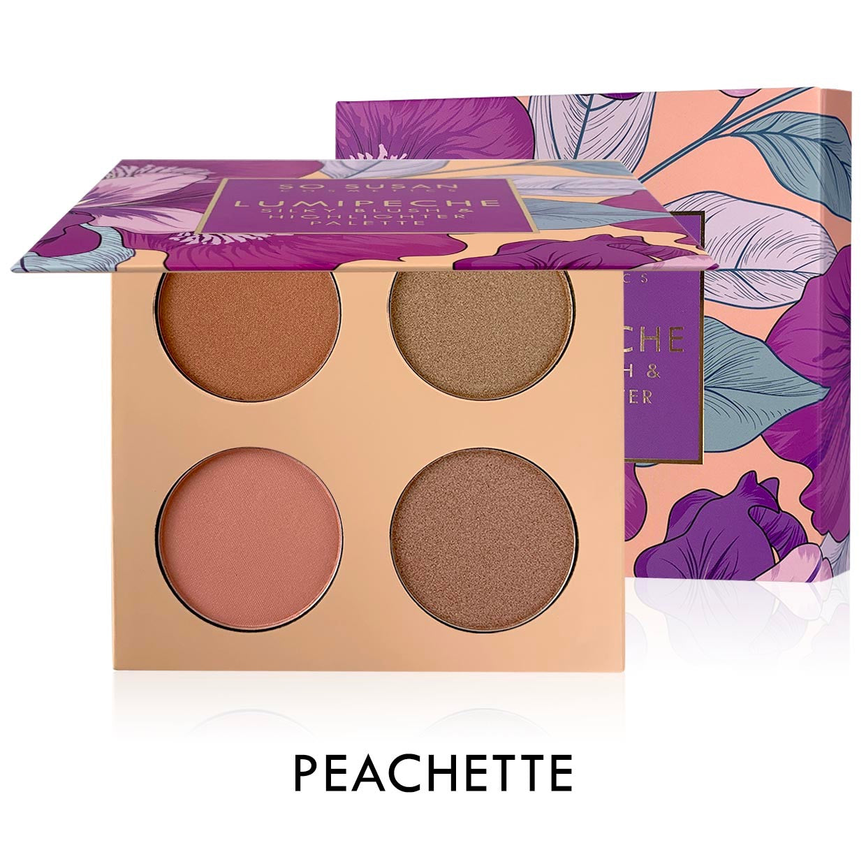 Lumipeche - Silky Blush & Highlighter Palette