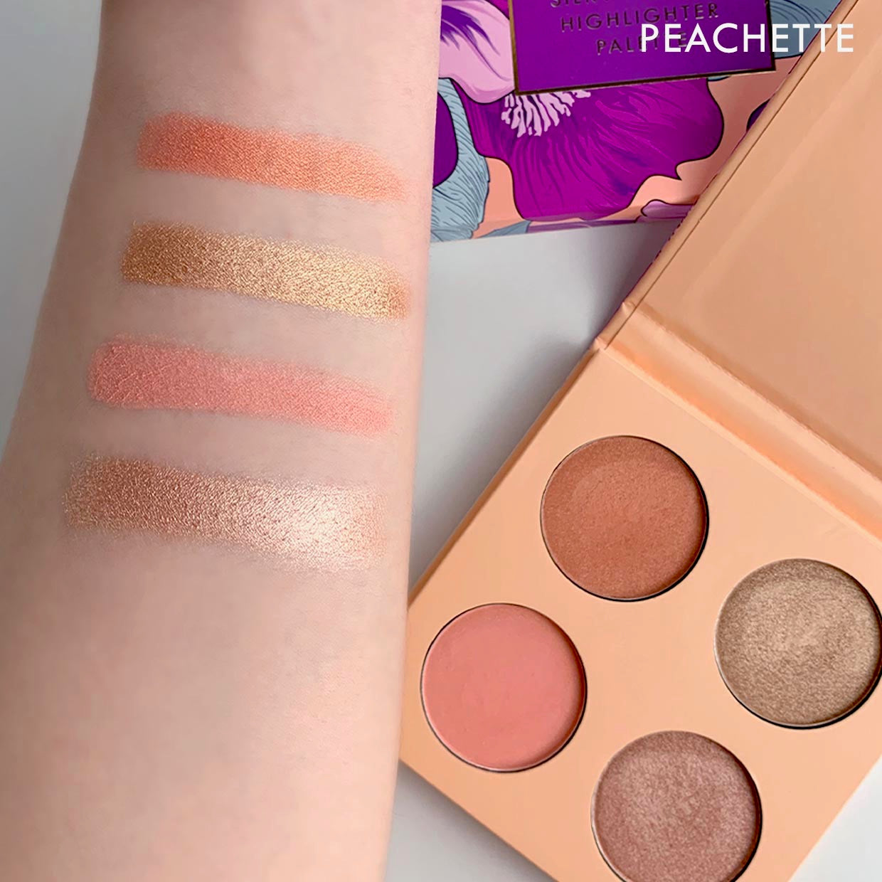 Lumipeche - Silky Blush & Highlighter Palette