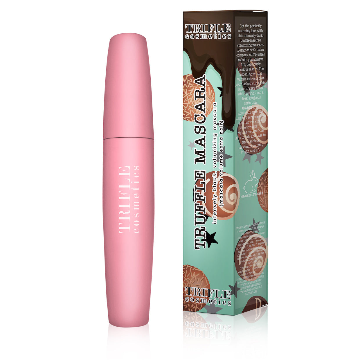 Truffle Mascara - Intensely Black, Volumizing Mascara