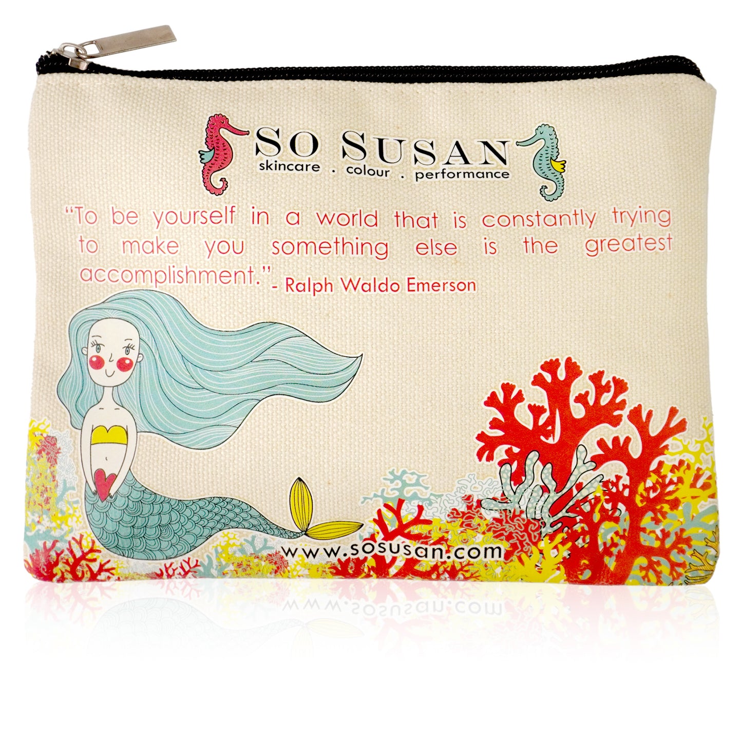 Eco-Chic Canvas Makeup Bag - I Love Standing Out