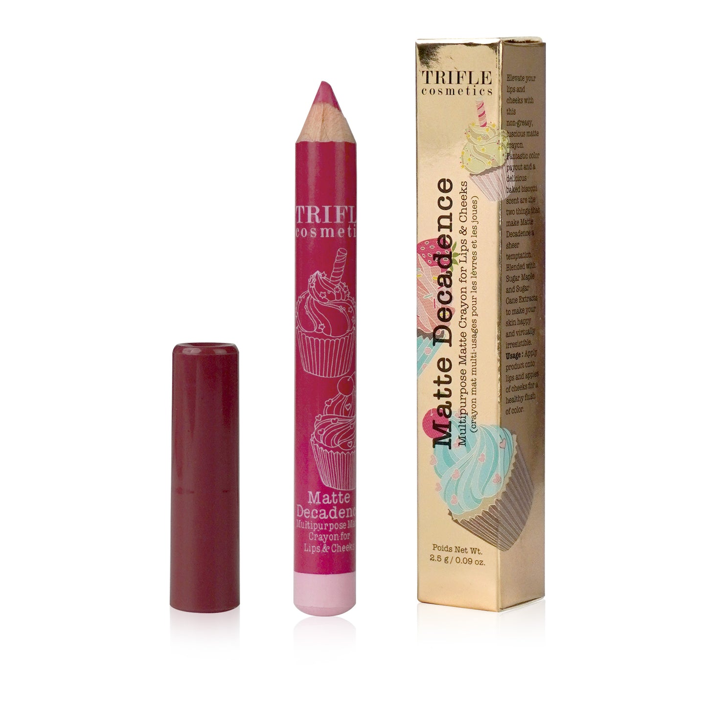 Matte Decadence - Multipurpose Matte Crayon for Lips & Cheek