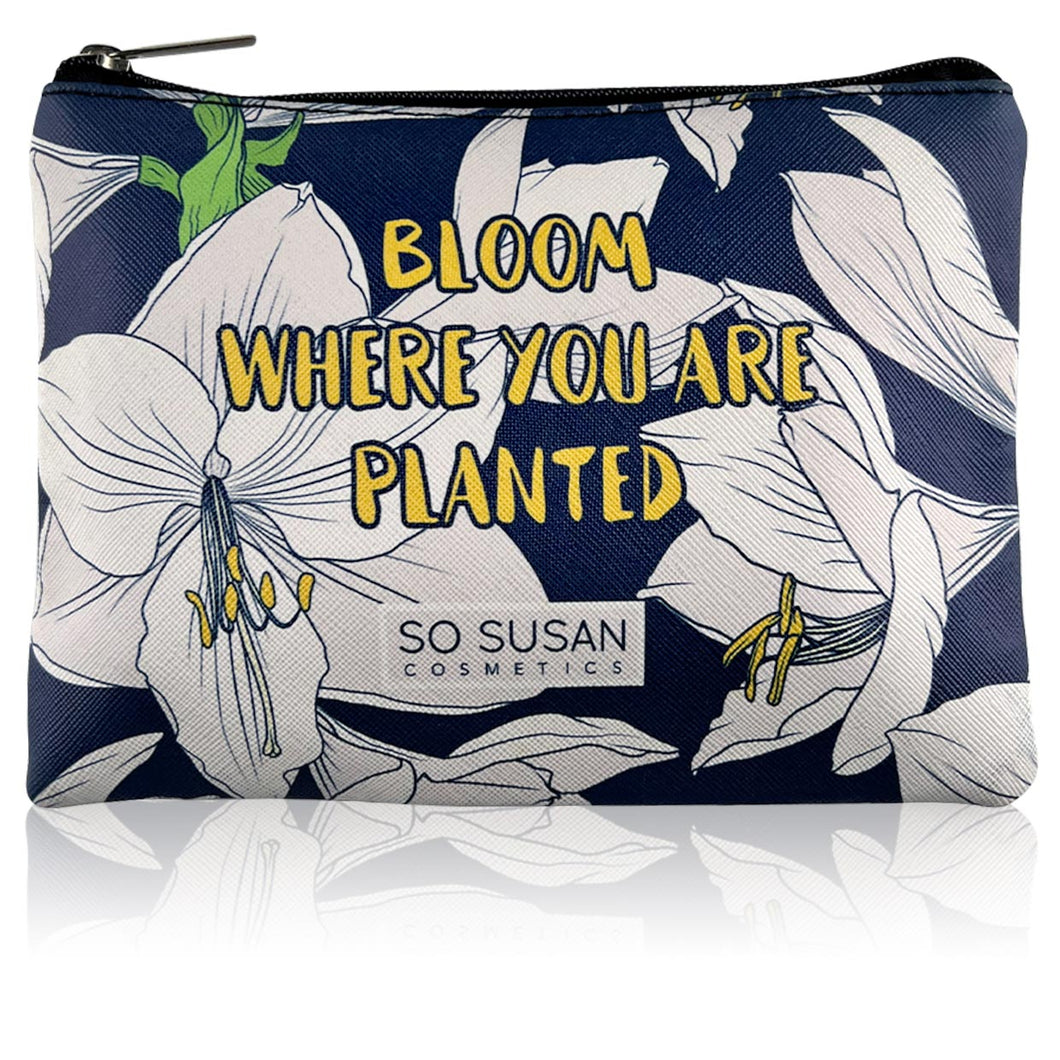 Limited-Edition Makeup Bag - Bloom Where You Are Planted