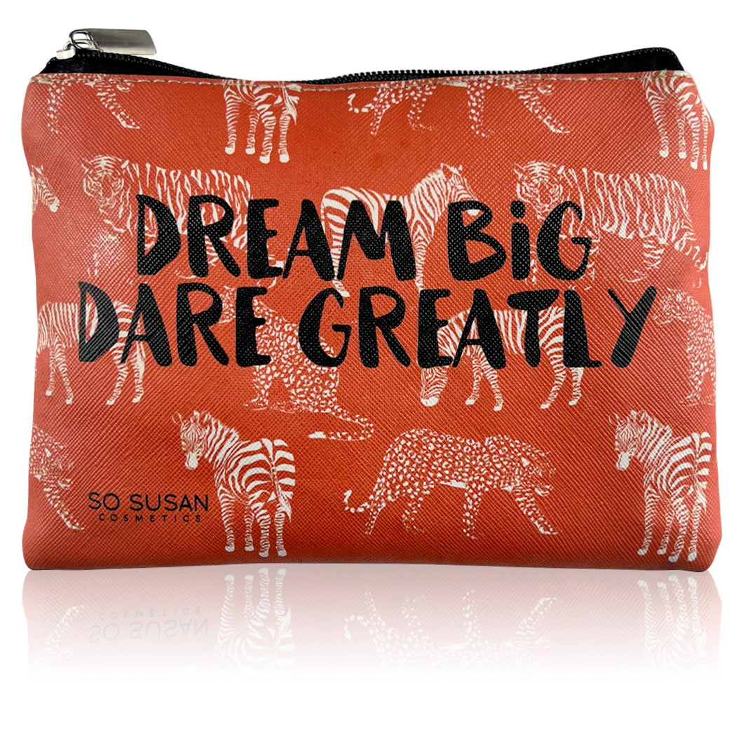 Limited-Edition Makeup Bag - Dream Big, Dare Greatly