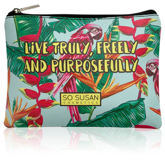 Limited-Edition Makeup Bag - Live Truly, Freely and Purposefully