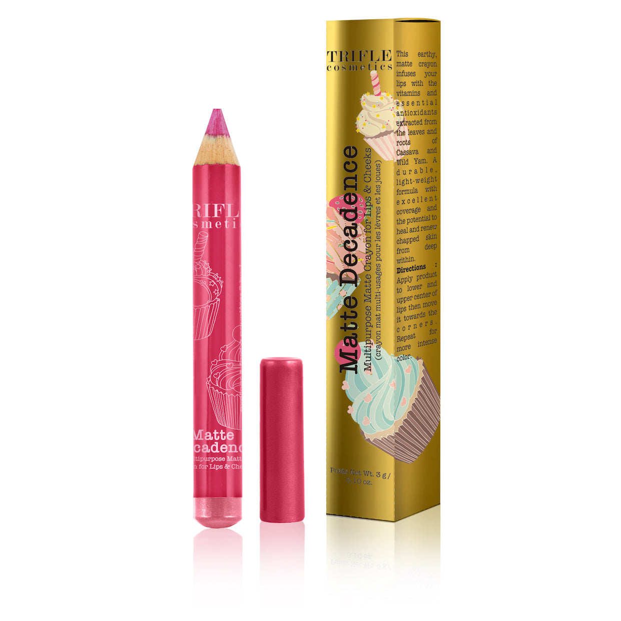 Matte Decadence - Multipurpose Matte Crayon for Lips & Cheek