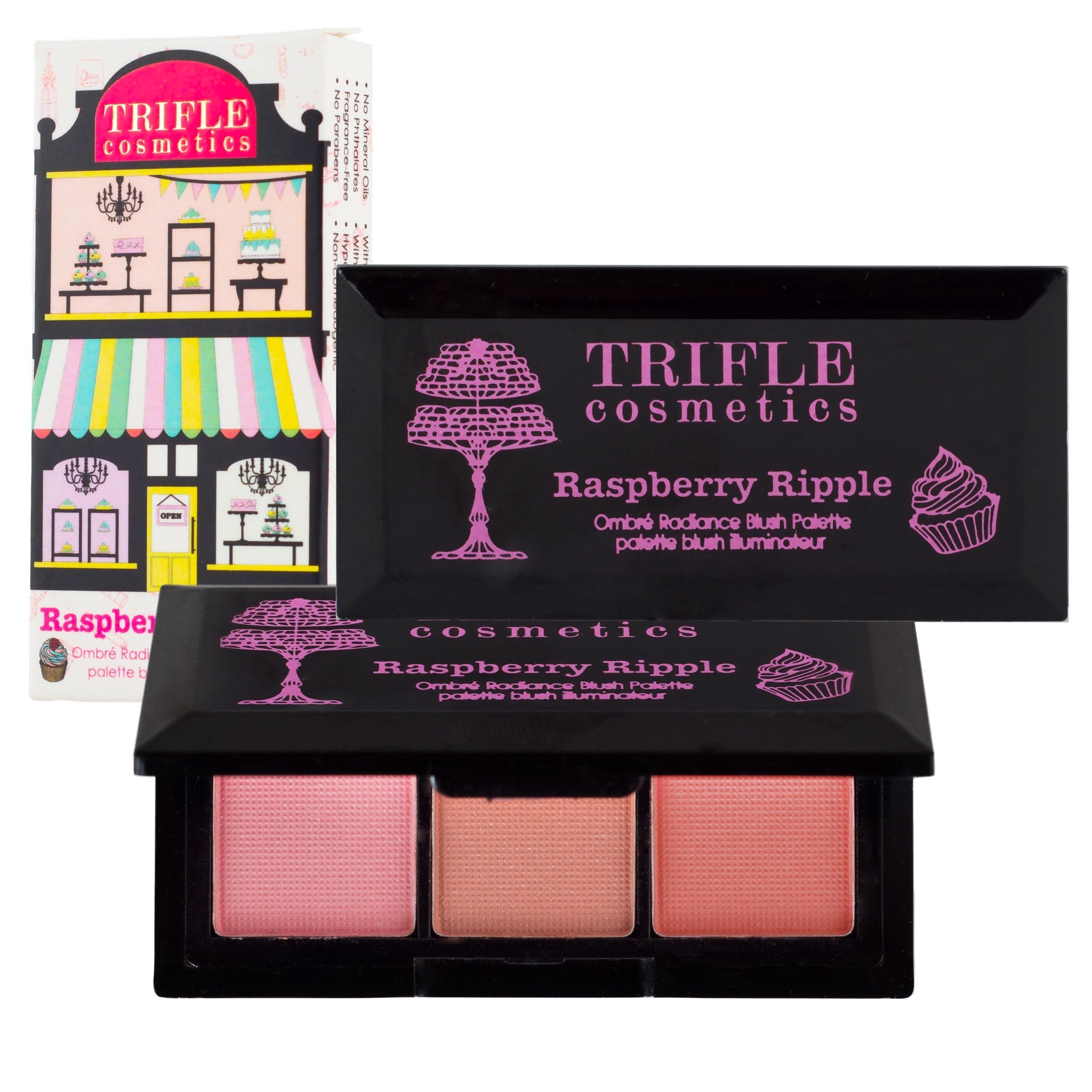 Raspberry Ripple - Ombré Radiance Blush Palette – So Susan Cosmetics
