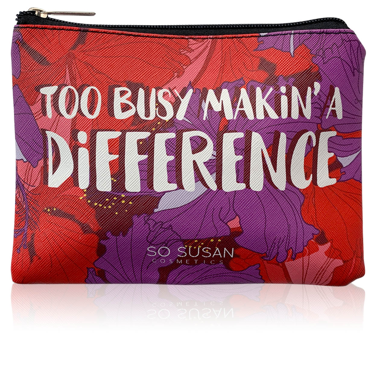 Limited-Edition Makeup Bag - Too Busy Makin' A Difference