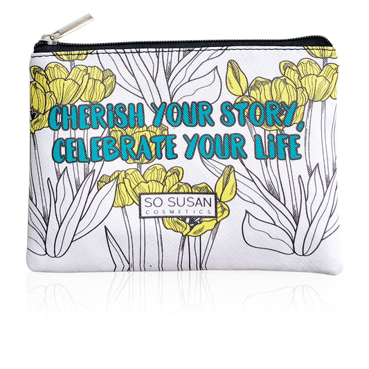 Limited-Edition Makeup Bag - Cherish Your Story, Celebrate Your Life