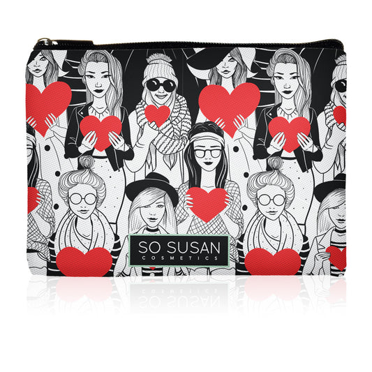 Limited-Edition Makeup Bag - Hearts