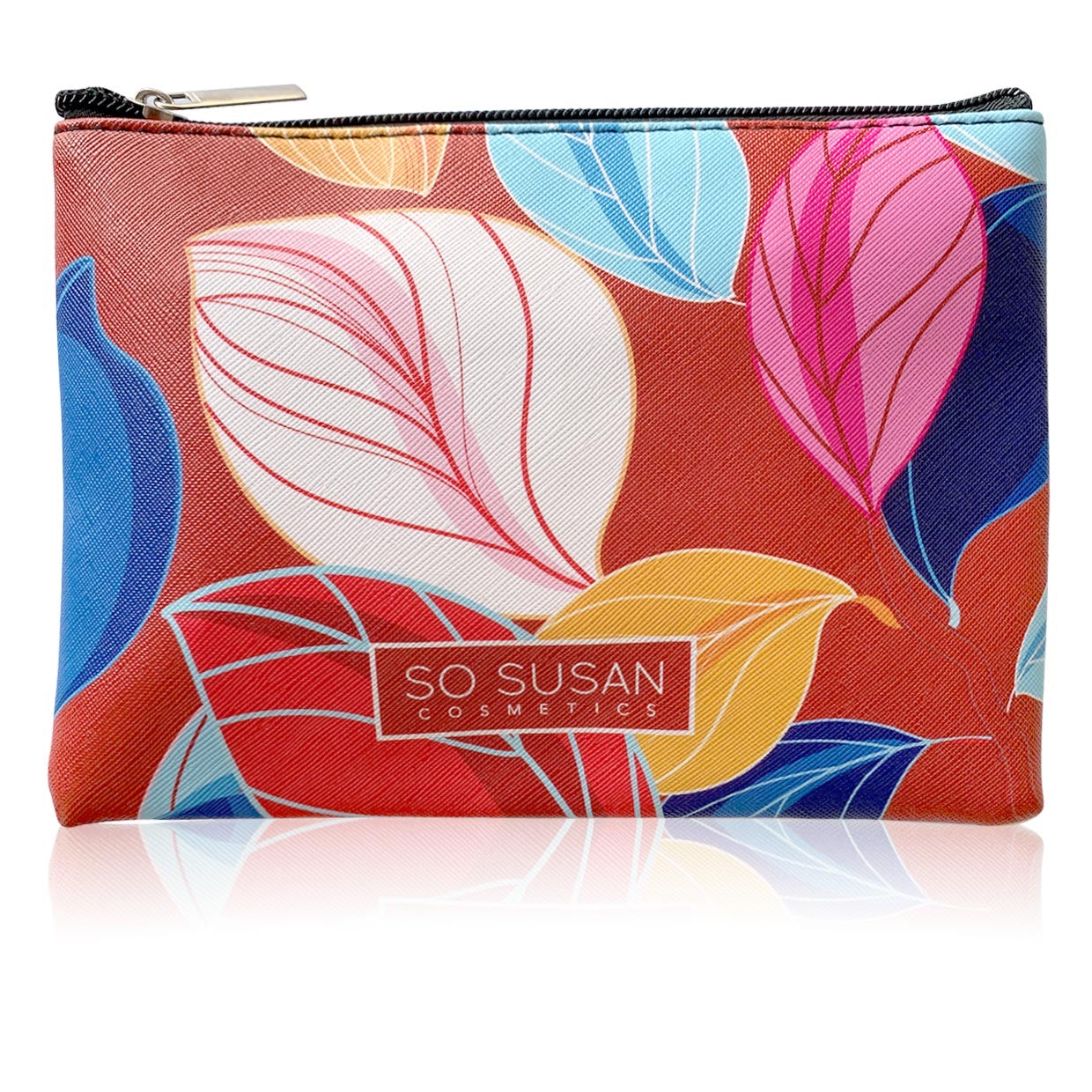 Limited-Edition Makeup Bag - Colorful Leaves