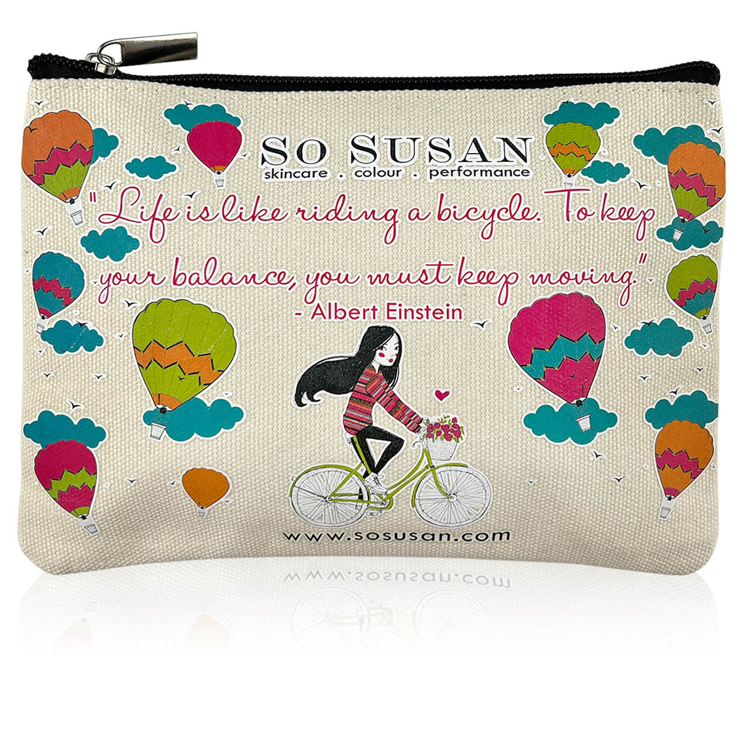Eco-Chic Canvas Makeup Bag -  I Love Challenges
