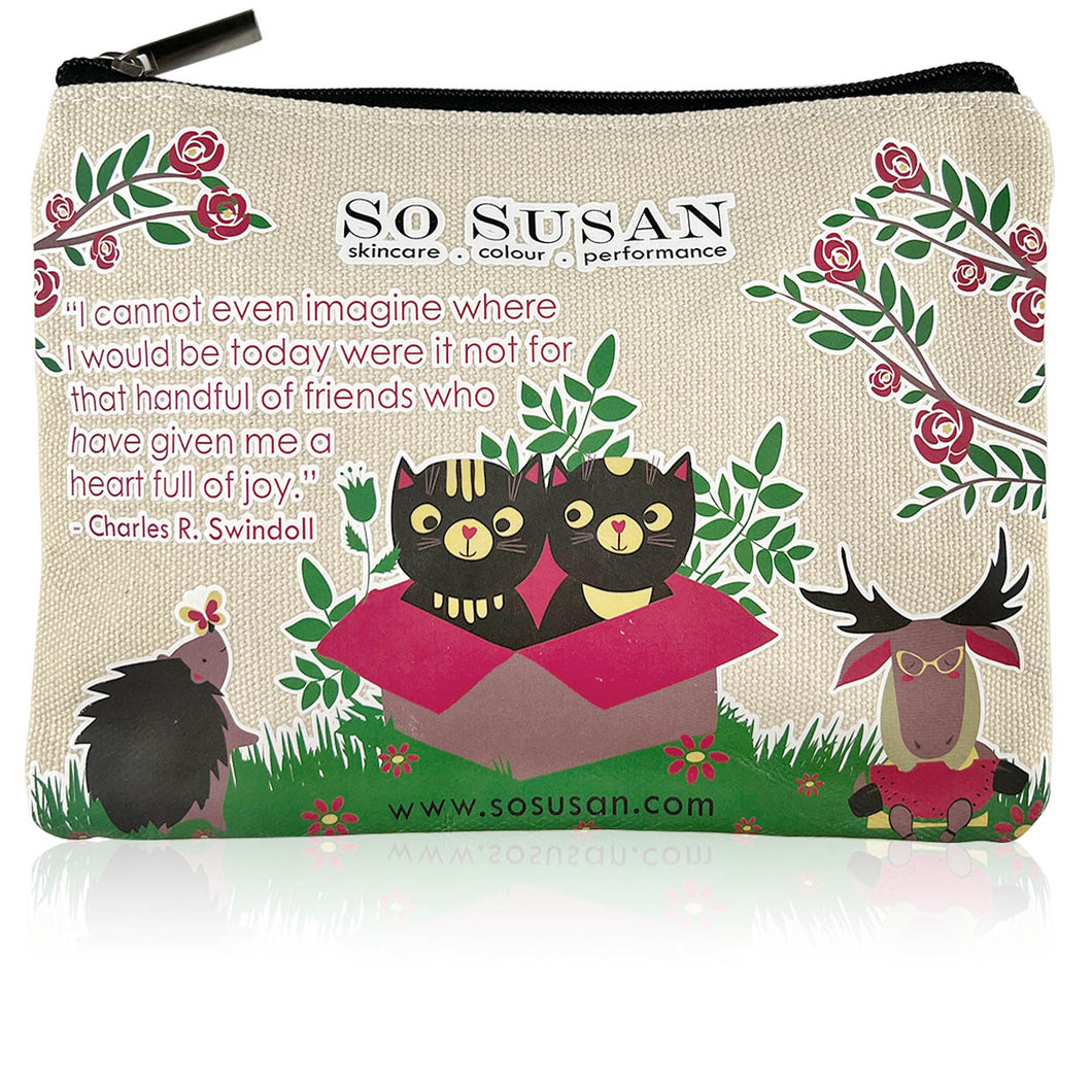 Eco-Chic Makeup Bag - I Love Friendships